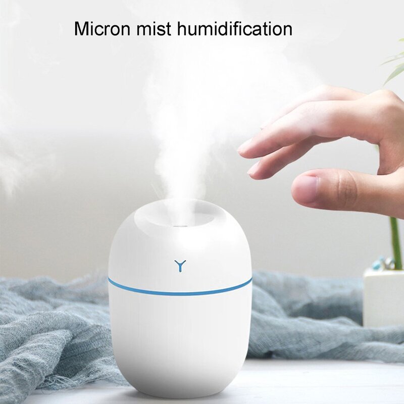 Portable Air Mini Humidifier USB Ultrasonic Aromatherapy Oil Diffuser Cold Mist Sprayer Electric Humidifier With Colorful Lights