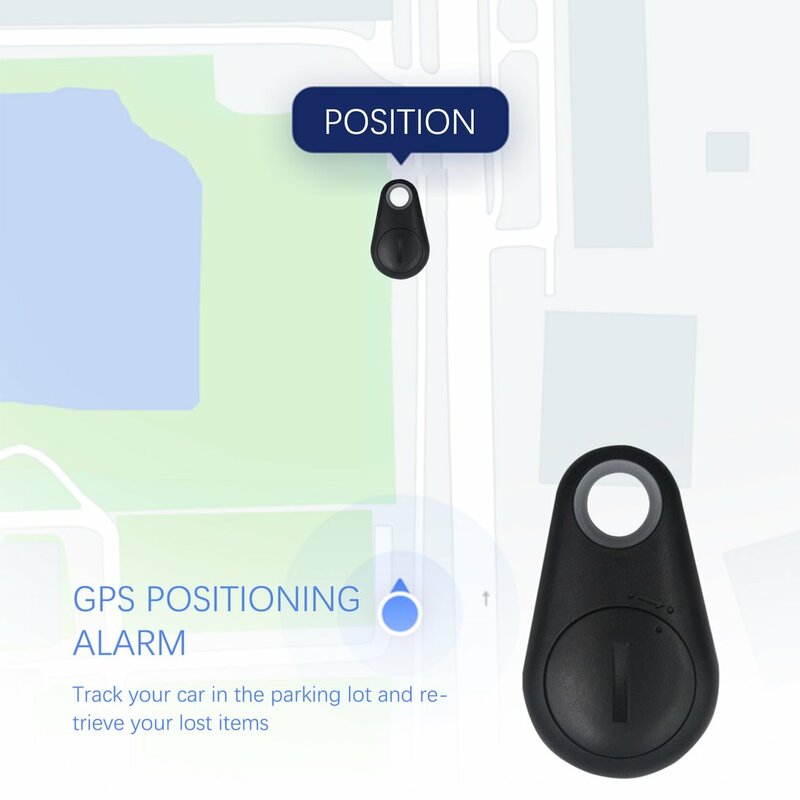 Mini Smart Anti-Lost Locator GPS para crianças, Key Finder, Alarme para animais de estimação, cão, gato, carteira, bolsa, transporte da gota