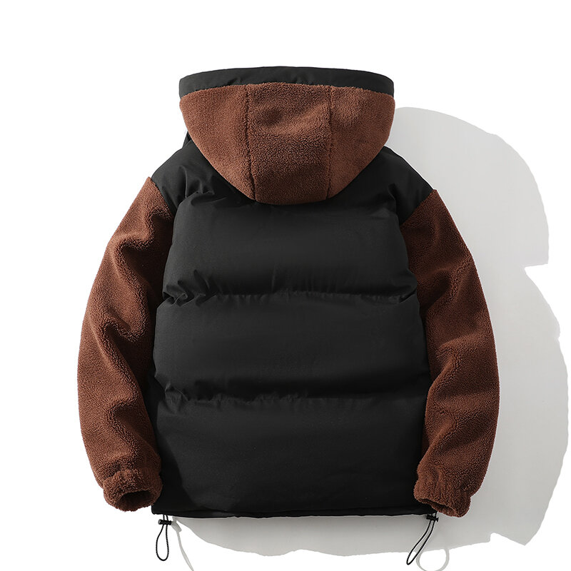 Утепленное Трендовое пальто, новинка сезона осень-зима 2023, модные мужские повседневные куртки свободного кроя, удобные толстые теплые высококачественные куртки