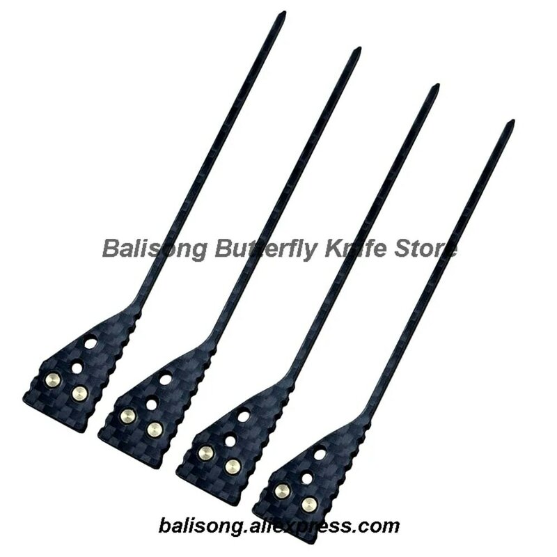 Espaçadores De Fibra De Carbono com Jimping para Baliplus, Substituição Clone ou Armas Sharp