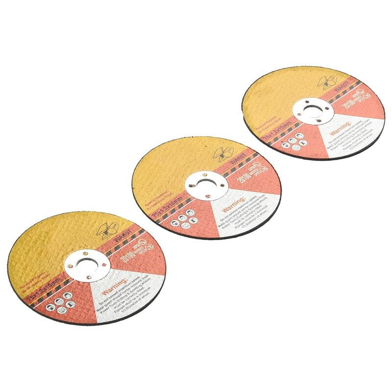 Grinder Tool Cutting Discs For Angle Grinder Grinding Wheel Saw Blade Wear-resistant 3pcs 75mm Cutting Disc Durable