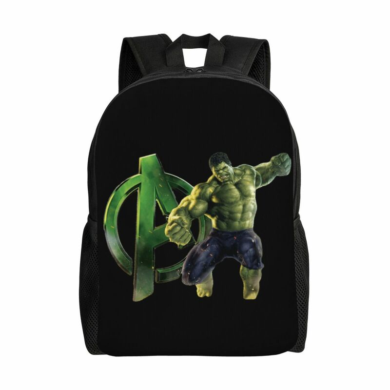 Customized Hulk The Avengers Superhero Backpack Men Women Fashion Bookbag for College School Bags
