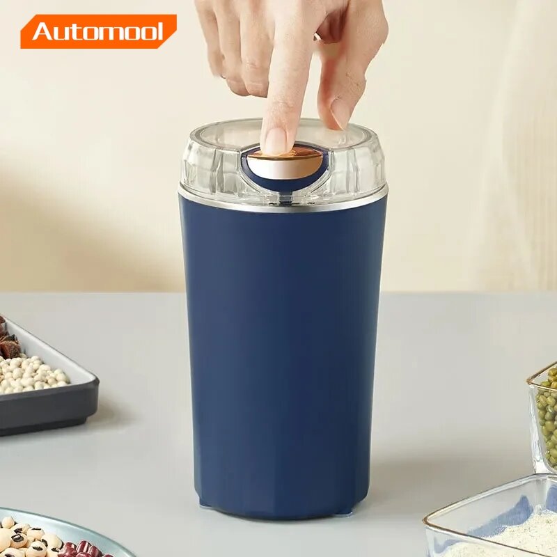 Small Electric Grinding Machine Grain Grinder Coffee Grinder Stainless Steel Nuts Beans Grains Mill Herbs  for kitchen