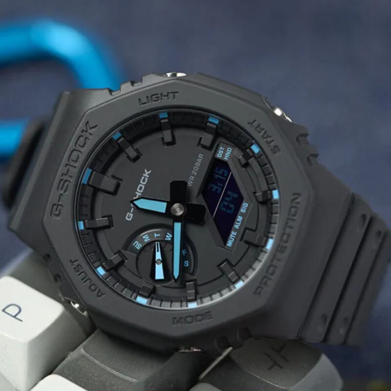 G-SHOCK Ga 2100 Horloges Voor Heren Quartz Mode Sport Casual Multifunctionele Outdoor Schokbestendige Led Wijzerplaat Dual Display Heren Klok