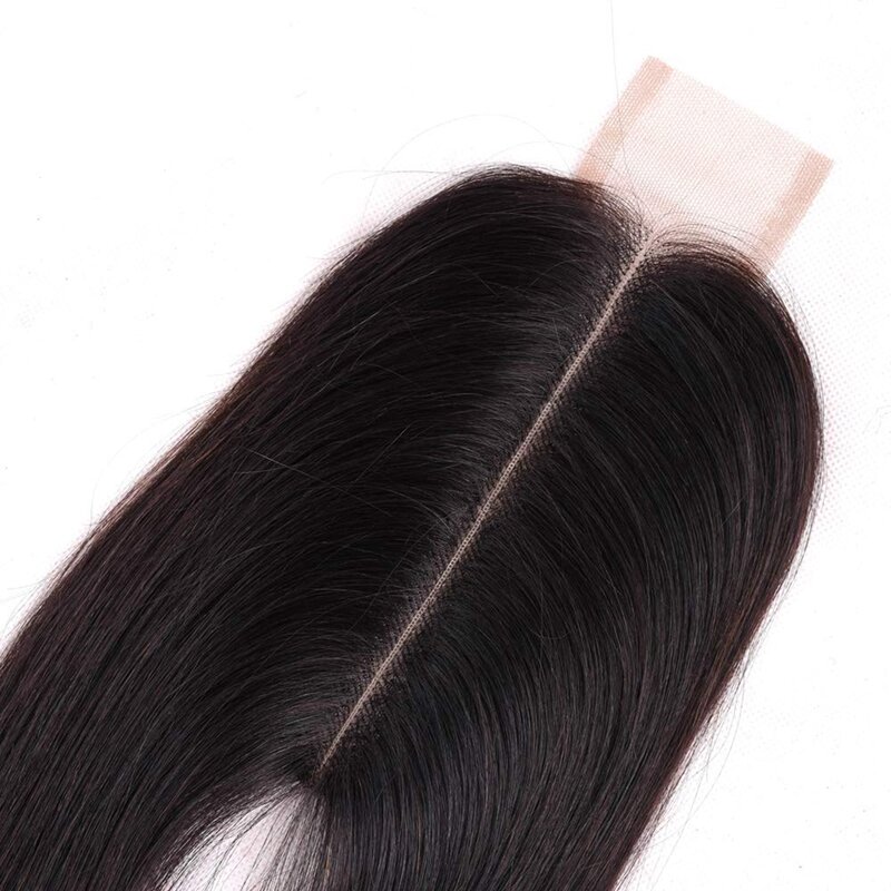Alipretty, прямые волосы, застежка Ким кутикулом 2x6, кружево средней части, швейцарские кружевные человеческие волосы для женщин, бразильские волосы Remy, плетение