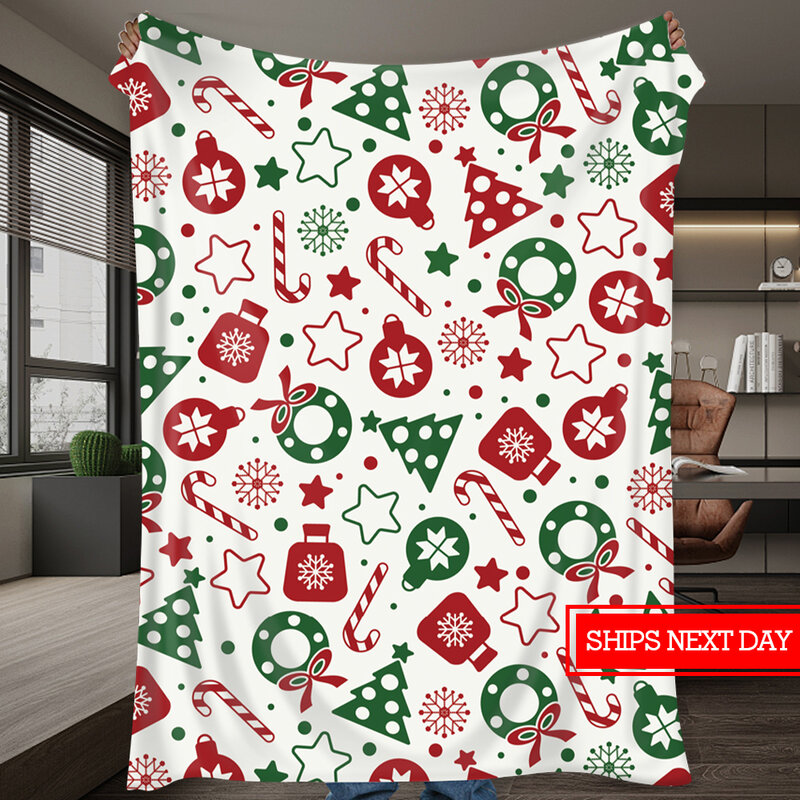 Элегантное комфортное бархатное ультра плюшевое рождественское праздничное Флисовое одеяло с принтом, (Бургунди олень)