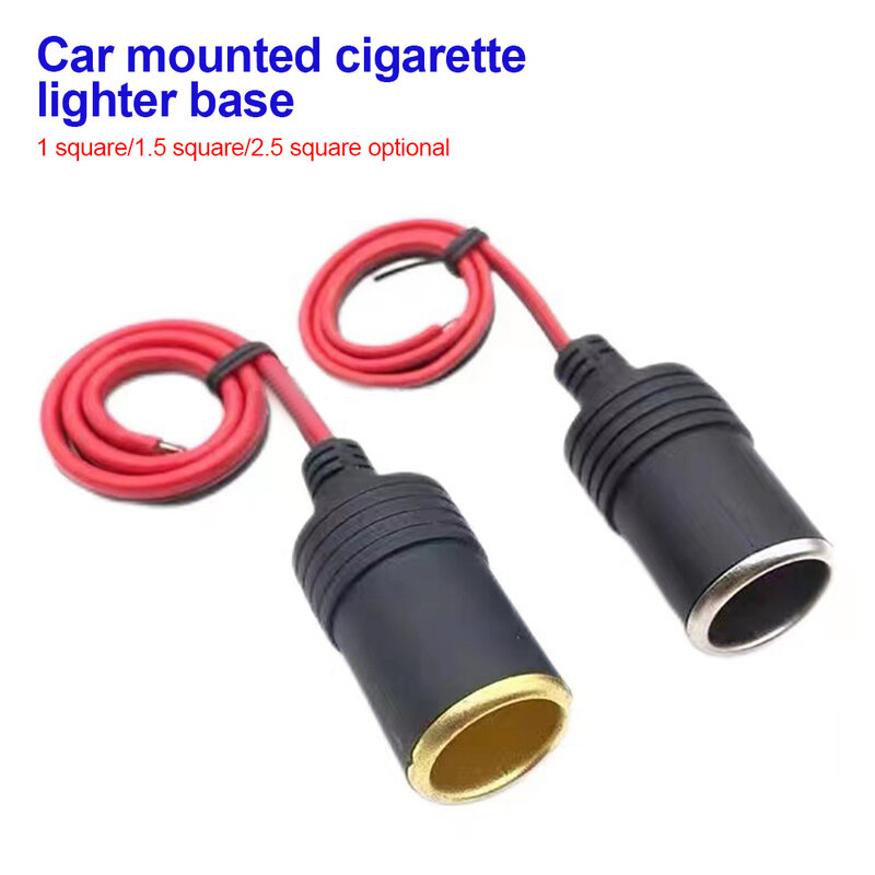 Cargador Universal para encendedor de cigarrillos de coche, adaptador de conector de enchufe hembra de 10a/15A/20A, cable de 30cm, 12V