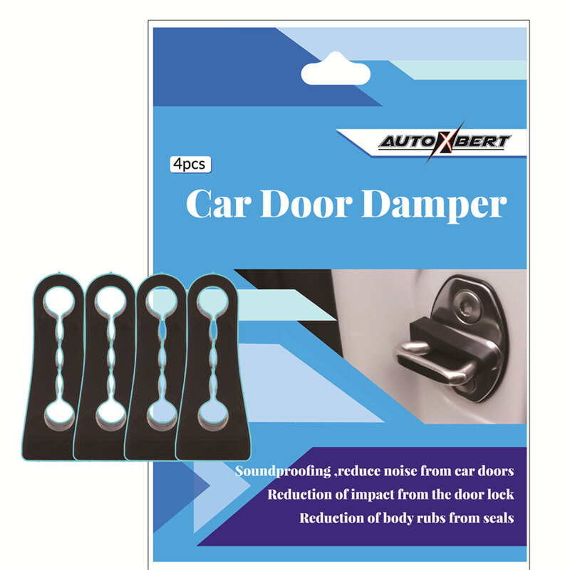 Car Door Lock Buffer Damper For Toyota corolla E140 E150 E170 E180 E210 Soundproof Insulation Quiet Deaf Creaking Noise Seal