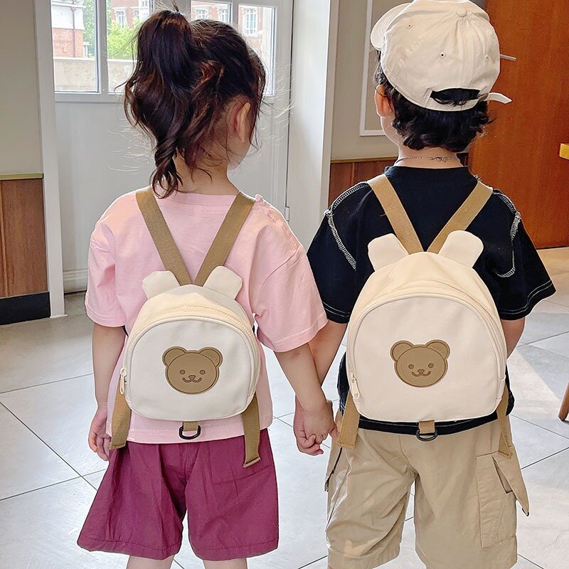 Borsa da scuola per bambini Little Bear Kindergarten Cute Going Out Snack Storage zaino per bambini zaino Anti-perso borse per bambini
