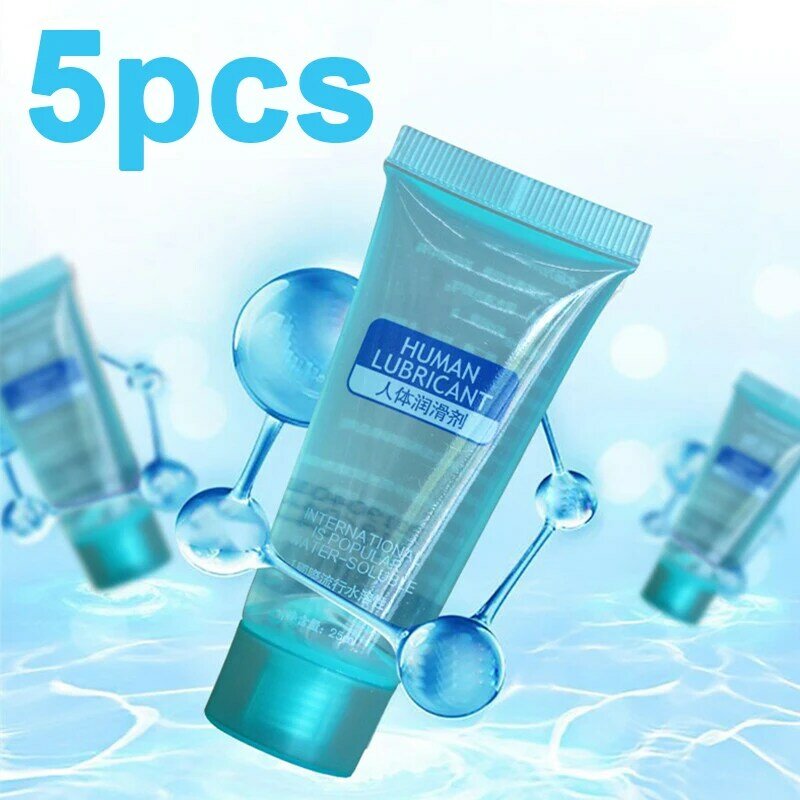 5pcs Water Based Lube for Session Sex Lubricant Lubricants Lubricante Exciter for Women Anal Lubrication Gel Intimate Lubricant