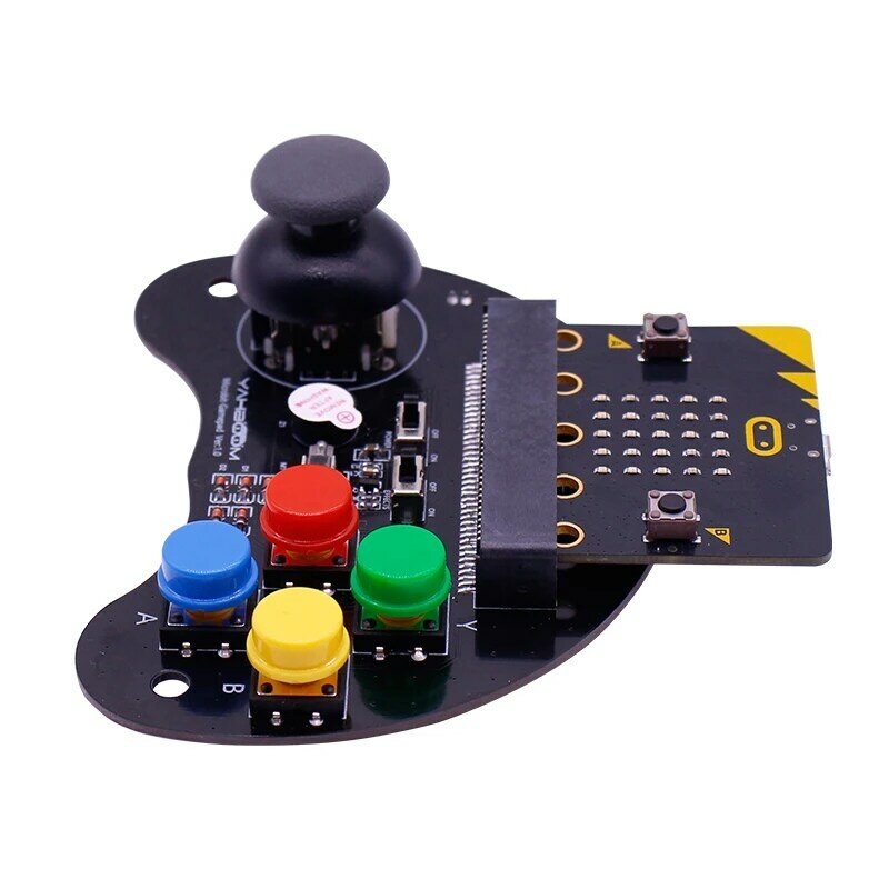 Yahboom-Manette de jeu Microbit de base, poignée avec bouton à bascule, peut contrôler la voiture robot Microbit avec buzzer moteur pour l'éducation STEM