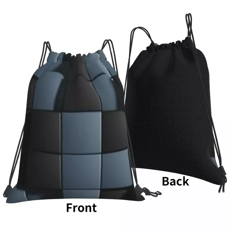 Fashion ransel 3D multi-fungsi portabel tas tali serut bundel saku tas olahraga tas buku untuk siswa perjalanan