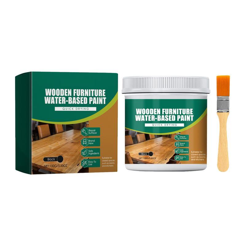 Wood Furniture Paint Kit 100g Water-Based Cabinet Paint Interior House Paint For Cabinets Doors Tables And Dressers Refinishing