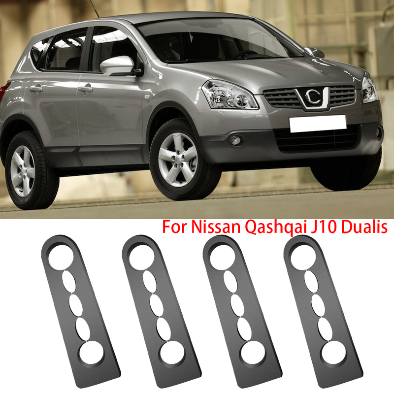 Amortiguador de sonido de coche, bloqueo de puerta para Nissan Qashqai J10 Dualis 2007 2008 2009 2010 2011 2012 2013, 4 unidades