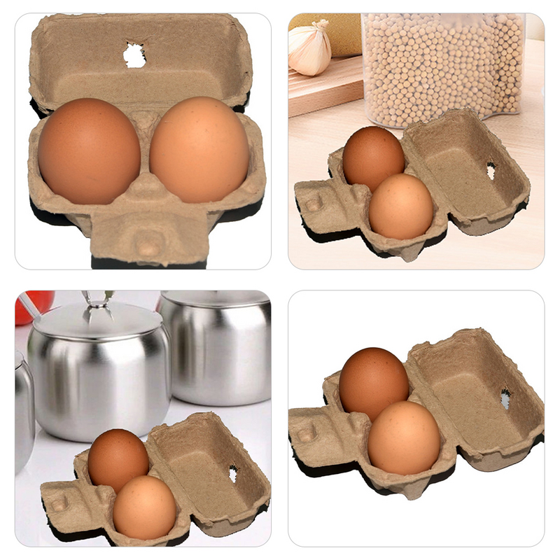 Haushalt leere Eier kartons Eier halter Papier zellstoff Eier kartons Papier zellstoff Eier behälter für zu Hause Küche Restaurant