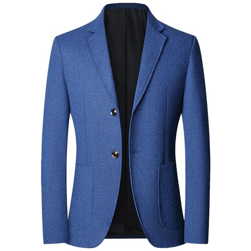 2024 autunno uomo blazer abiti giacche Business Casual Suit cappotti di lana di alta qualità maschile Slim Fit blazer giacche blazer cappotti
