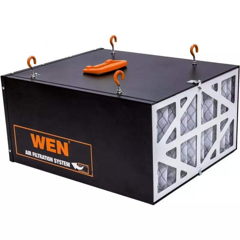 WEN 3417 3-Speed Remote-Controlled Industrial-Strength Air Filtration System (556/702/1044 CFM)