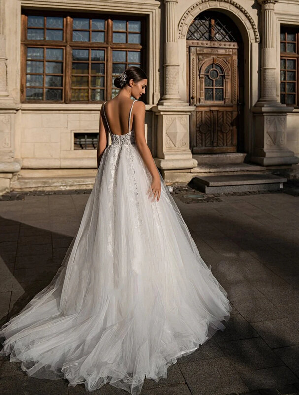 Женское свадебное платье It's yiiya, белое платье трапециевидной формы с открытой спиной на лето 2024