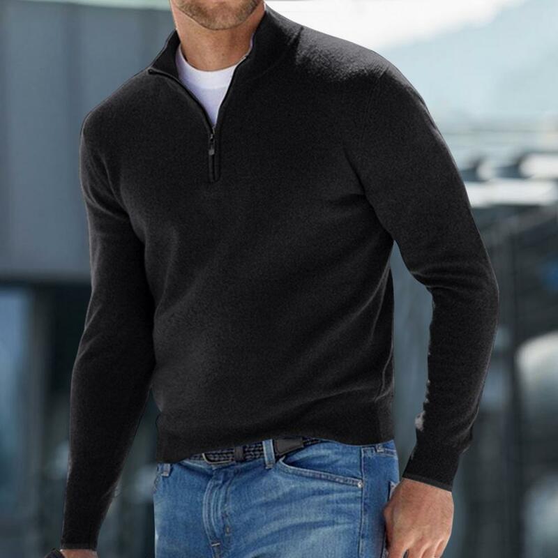 봄 스웨터 기본 남성 가을 셔츠, 캐주얼 따뜻하고 세련된 열 순수 컬러 가을 상의
