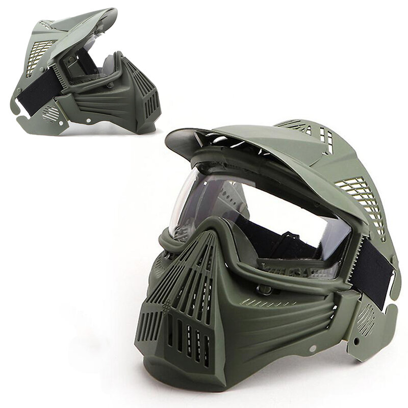 Airsoft Paintball Tactical Arisoft Pc Lens Mask Outdoor Hunting Field Paintball Bb Gun Shooting Protective Safety Goggles Mask