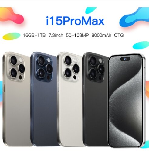 I15promax spot 4G nuovo smartphone Android transfrontaliero 3 + 32GB