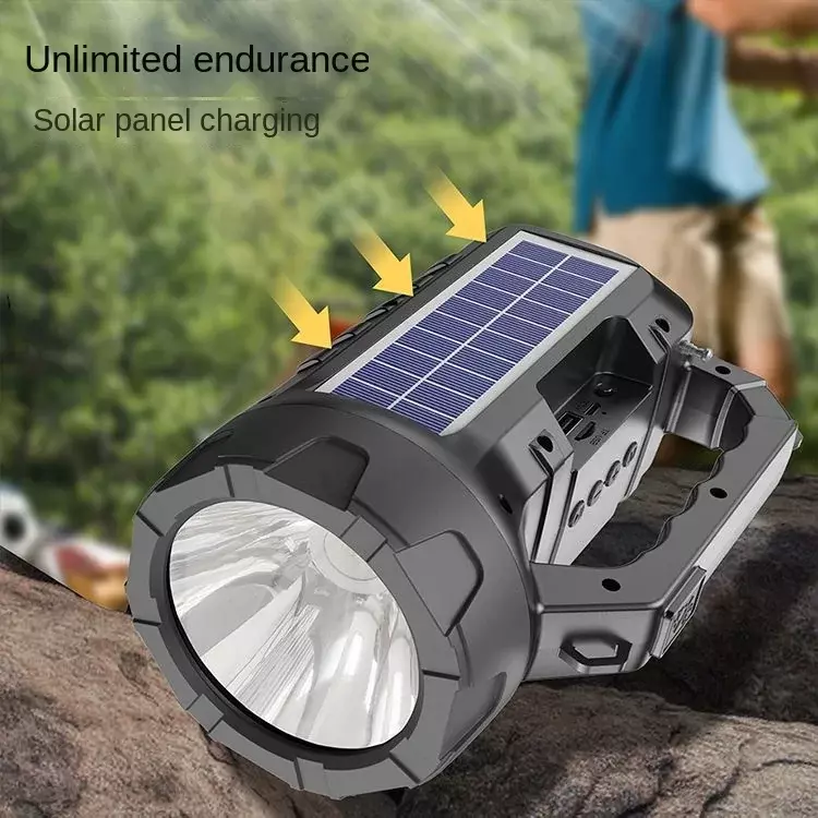 Altoparlante per torcia creativa solare con scheda Wireless portatile a luce LED Bluetooth portatile per esterni