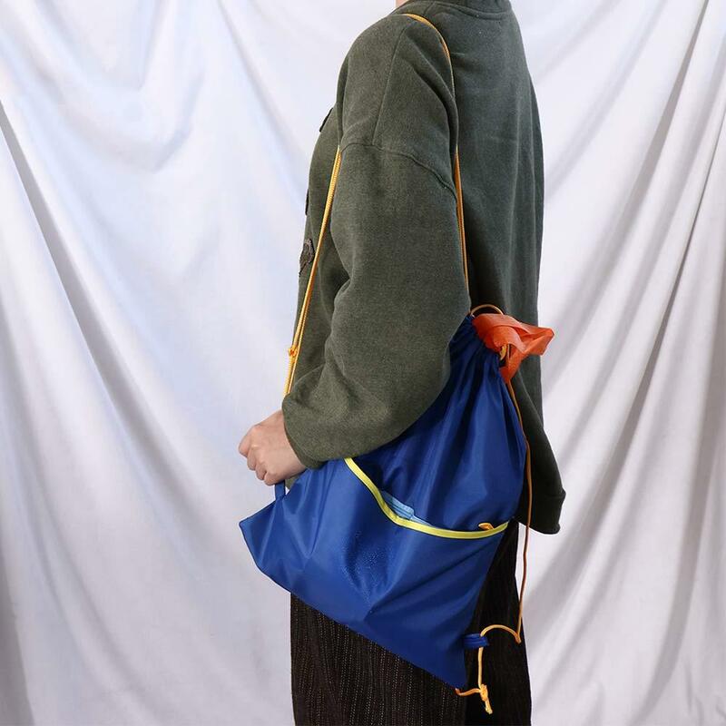 Lekka prosta torba do przechowywania sportowa torba alpinistyczna podróżna torba ze sznurkiem przenośna torba sportowa plecak