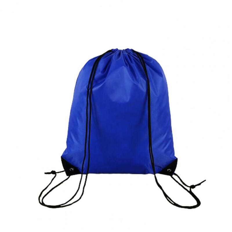 Bolsa deportiva plegable multifuncional, mochila trenzada de doble hombro con cordón