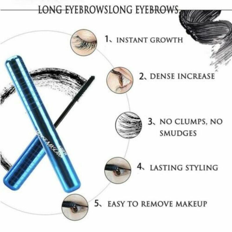 Long-Lasting Eye Beauty Tool Slim Brush Head Prime Lash Mascara Eyelash Mascara Eye Makeup Lengthening & Volumizing Mascara