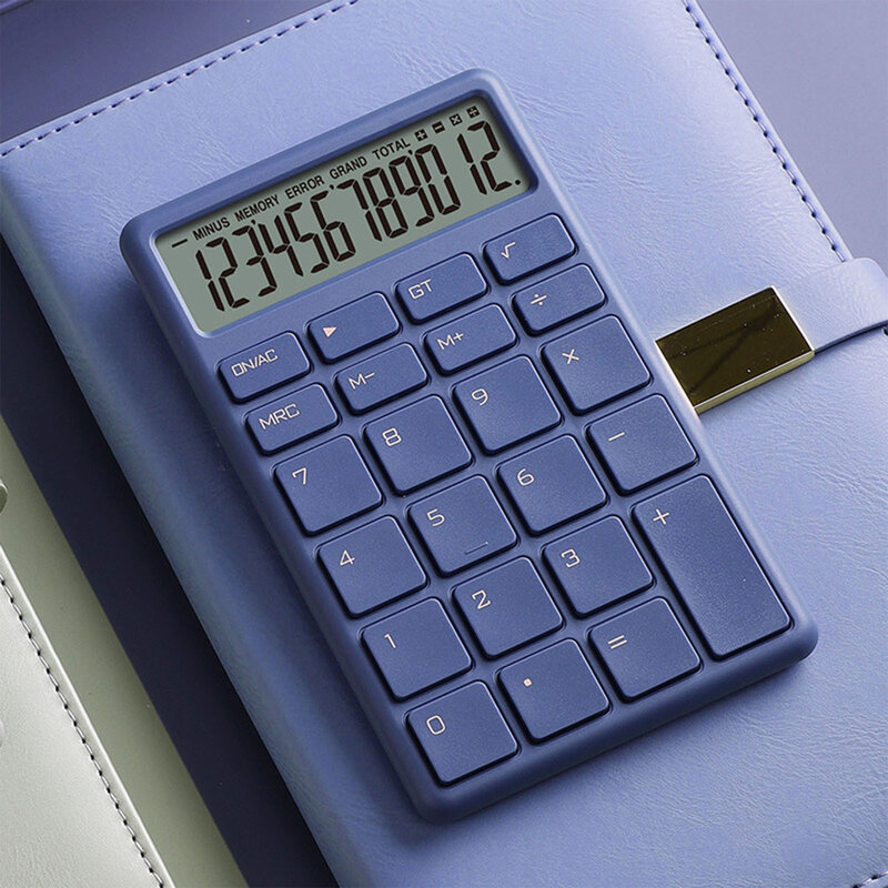 Calculadora de diseño Simple para estudiantes, calculadora básica portátil con botón de alta sensibilidad, suministros de papelería para estudiantes