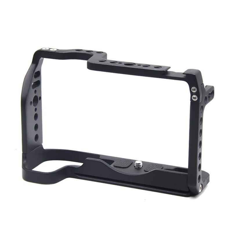 DSLR Camera Cage  Frame Box With 1/4 Thread Holes For Canon EOS RP Feature For Magic Arm Microphone Fill Light Attachment