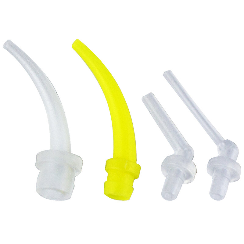 50 pz/pacco Dental Mix Tips lmpresion materiale laboratorio protesi colore tubo usa e getta gomma siliconica Mix testa dentista