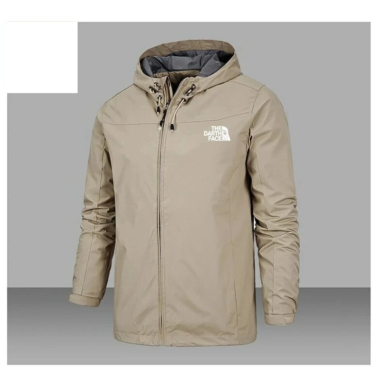 Men's waterproof and windproof outdoor jacket, fishing, camping, warmth, fashion, autumn, winter