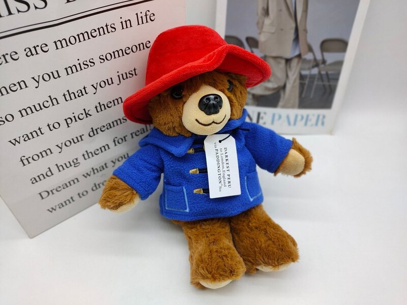 Inggris Paddington Beruang Boneka Mewah Kawaii Beruang Kecil Boneka Boneka Kualitas Tinggi Anak-anak Natal Hadiah Ulang Tahun 30Cm