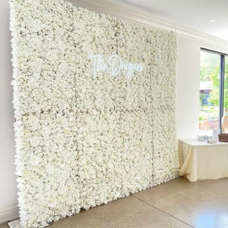 Parete di fiori artificiali fai da te fiori di nozze decorazione sfondo festa di compleanno negozio finestra casa fiori parete sfondo pannelli