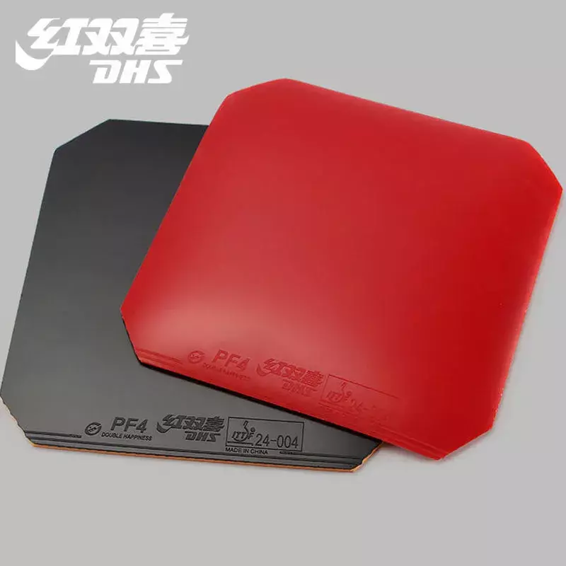 Original DHS PF4 50 Table Tennis Rubber Sticky Pimples-in PF4 Ping Pong Rubber for Loop Driving with Attack