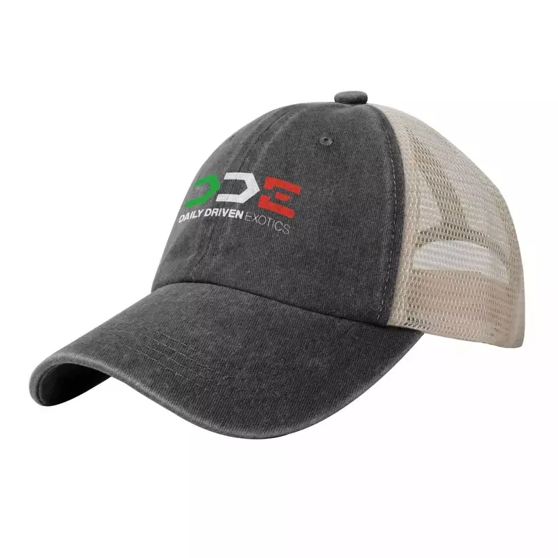 قبعة بيسبول شبكية من DDDE ذات شبكة رعاة البقر ، قبعة للمشي لمسافات طويلة للرجال والنساء ، علامة تجارية فاخرة ، F-