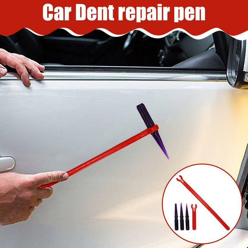 Car Dent Repair Kit Car Dent Remover With Hammer Heads Dent Removal Tap Down Tools Automobiles Maintenance Hammer Heads Tool