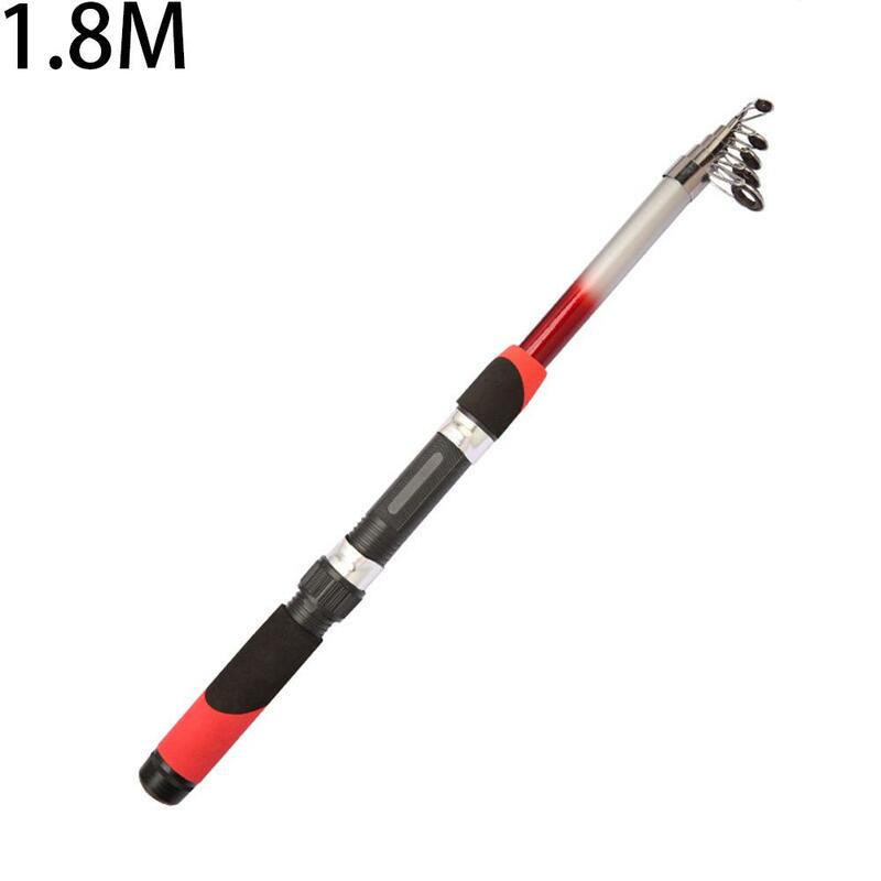 Throwing Pole Fiberglass Sea Pole Long-range Short And Light Ultra-hard 1.8-2.7m Easy To Carry For Fishing Lovers