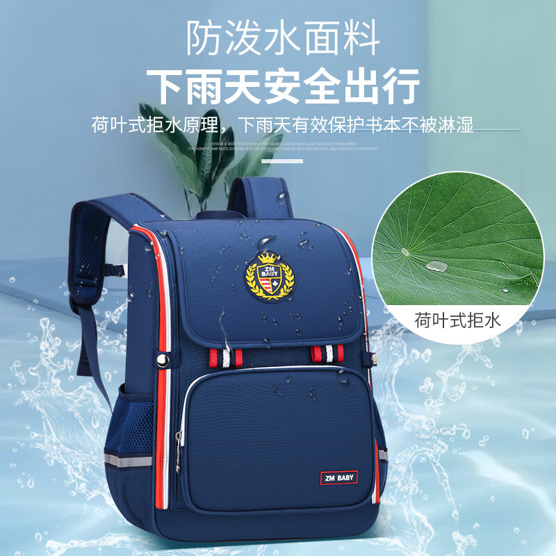 Nova mochila grande capacidade saco de espaço para meninos graus 1-3-6 wearable grande capacidade para crianças mochila frete grátis
