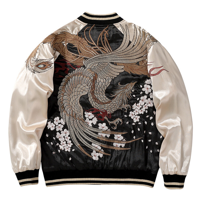 男性と女性のための刺embroideredコート,新しい春と秋の服,中国風,khaki刺suka
