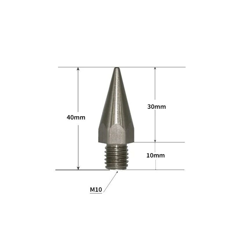 Brand New Prism Pole de alta Qualidade 1/4 "Rosca Feminina, Detectores de Substituição Mini Rod, 40mm, 45mm, Acessórios