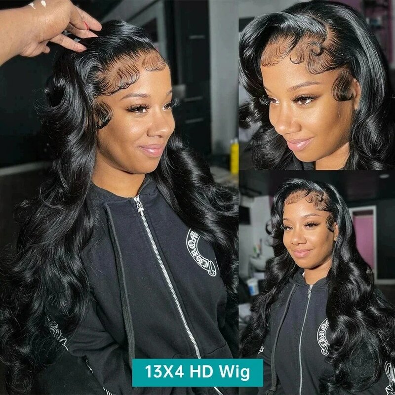 30 40 Inch Body Wave 13x6 Hd Lace Frontal Wig Human Hair 360 Brazilian Pre Plucked Lace For Women 13x4 Lace Front Wigs 4x4 5x5