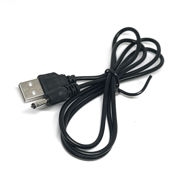 DC 전원 공급 플러그 잭 익스텐션 케이블 커넥터 코드, USB2.0 to DC 3.5x1.35mm 암 2.1x5.5mm 2.5x5.5mm