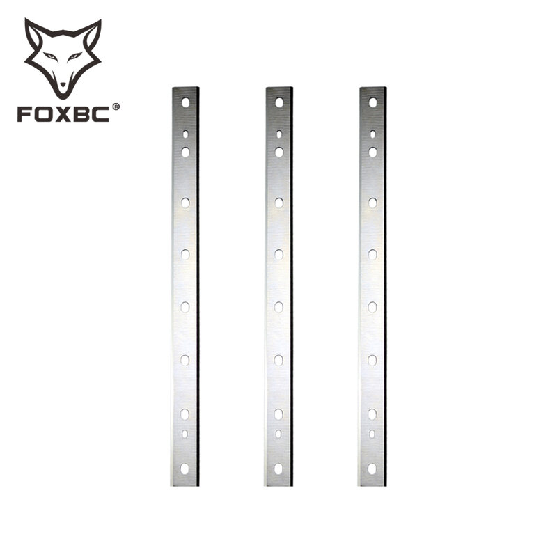 FOXBC plaina lâminas substituição, faca plaina madeira para trabalhar madeira, DeWalt DW735 DW735X, conjunto de 3, 13"