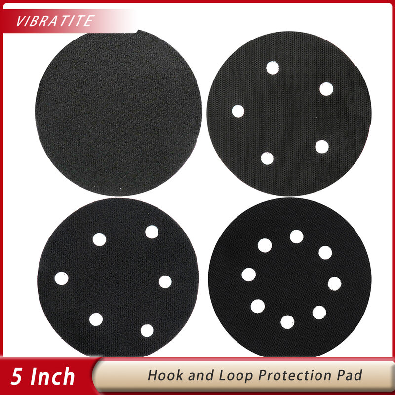 5 inch 125mm  Interface Pad Ultra-thin Surface Protection Interface Disc  For Polishing & Grinding Hook and Loop