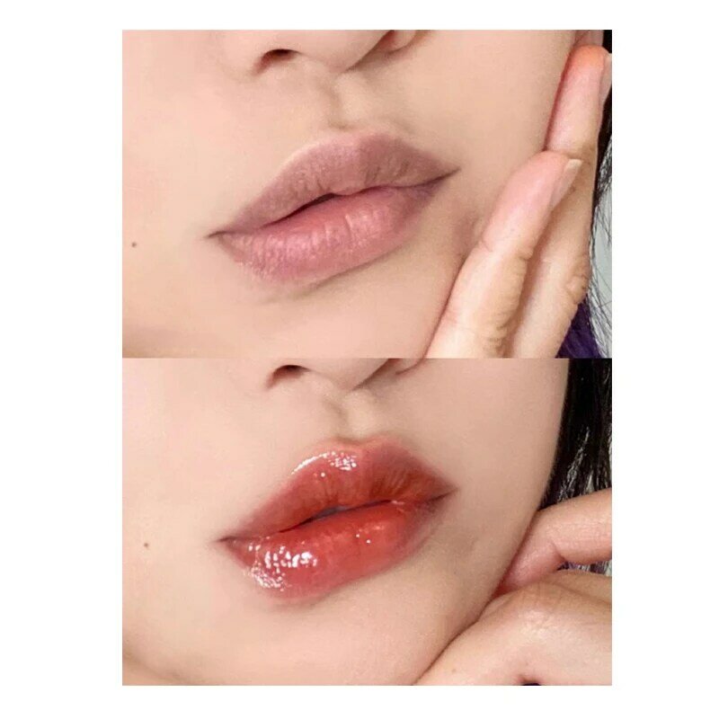 Long Lasting Moisturizing Transparent Essence Lipstick Efficient Nourishing Mirror Jelly Lipgloss Not Stick Cup Lipglaze Makeup