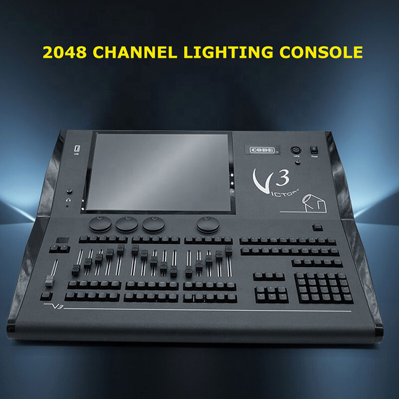 Consola de iluminación DMX512, controlador de luz de escenario de 2048 canales
