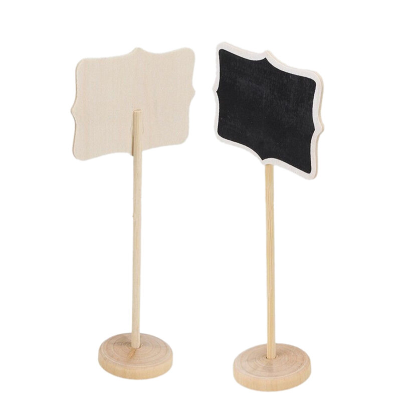 2 pcs/lot Classic Mini Blackboard Clip On Message Wooden Small Chalkboard For Wedding Party Buffets Table High Quality