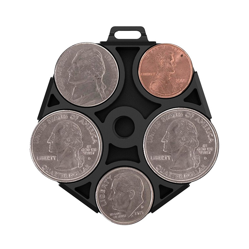 Coin Holder For Car, Portable Coin Change Organizer Coin Dispenser Case Coin Holder For Collectors Universe Coin Storage Coin